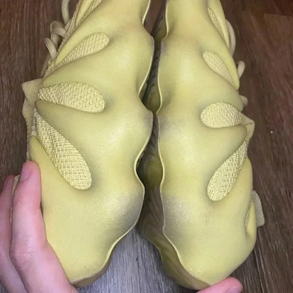 Mens Yeezy 450 HP5426 Sulfur - 10 - Picture 9 of 11